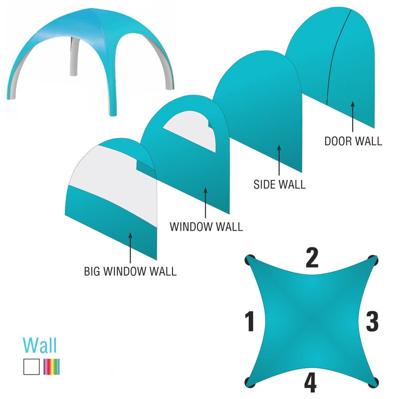 INFLAT X-Tent 33 EASY Walls